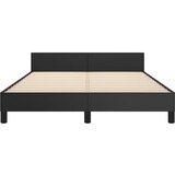  Okvir za krevet s uzglavljem crni 140x200 cm od umjetne kože | shoptok.hr