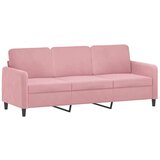  Trosjed ružičasti 180 cm baršunasti | shoptok.hr