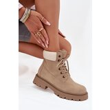Boto Women's Lace-up Boots Beige Norena Cene