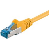 Goobay S/FTP kabel CAT.6A patch, rumena, 1m Cene