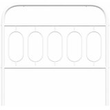  Metalno zamjensko uzglavlje bijelo 107 cm | shoptok.hr