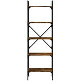  Regal za knjige 5 razina boja hrasta 56 x 31,5 x 174 cm drveni | Eponuda.com