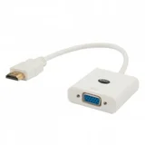 ADAPTADOR DE CABO HDMI SAVIO PARA MONITOR VGA E LAPTOP, BRANCO, CL201, (5000261460)