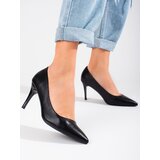 SHELOVET Classic Women's Black High Heel Pumps Cene