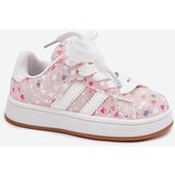 Boto Shiny Girls Sports Shoes With Hearts Pink Tessina | shoptok.hr