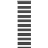 vidaXL Zavjesa zebra crna 50x100 cm širina tkanine 45,9 cm poliester | shoptok.hr