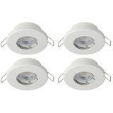 Eglo Set okroglih LED vgradnih svetilk Mazuby-LED 1 (5 W, Bela, Topla bela) Cene