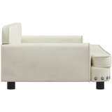  Krevet za pse Krem 90 x 53 x 30 cm baršunasti | shoptok.hr