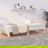  Dnevni ležaj na izvlačenje bijeli 2x(80x200)cm masivna borovina | shoptok.hr