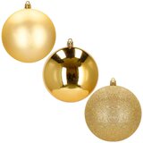  Set Božićnih kuglica 10 cm, Zlatna - 6 komada | shoptok.hr