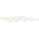  Posteljni okvir bel 180x200 cm trdna borovina 6FT | Shoptok.si