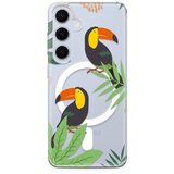  maska silikonska print magsafe za samsung S921B galaxy S24 5G/ jungle Cene