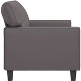 vidaXL Dvosed siv 140 cm umetno usnje | Shoptok.si