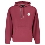 Converse muška hoodie dukserica s kengur džepom crvena u
