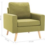  Fotelj iz zelenega blaga, (20701822) | Shoptok.si
