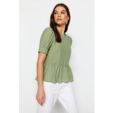 Trendyol Bluza sa rukavima od metvice kaki | krem | ePonuda.com