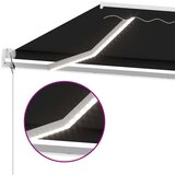  Automatska tenda sa senzorom za vjetar LED 450x350 cm antracit | shoptok.hr