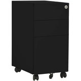  Mobilni ormarić za spise crni 30 x 45 x 59 cm čelični | Eponuda.ba