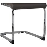 P & B NIHAJNI STOL, kovina, tekstil rjavosiva, barve kroma | Shoptok.si