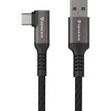 NVC-2221 USB kabel USB 3.2 Gen 1 (3.1 Gen 1) 5 m USB A USB C Crno, Sivo