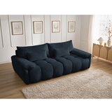 Bobochic Paris Temno modra sedežna garnitura iz šenilje 264 cm Ivane – | Shoptok.si
