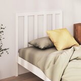 Maison Chic posteljno vzglavje - vzglavna omarica - nočna omarica belo 81x4x100 cm trdna borovina, (21705723) | Shoptok.si