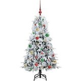 vidaXL Umjetno božićno drvce s nogom s stalakom Zelena 150 cm PE i PVC | shoptok.hr