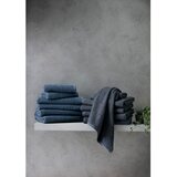 JUNA Temno siva frotirna brisača iz organskega bombaža 50x100 cm Check – | Shoptok.si