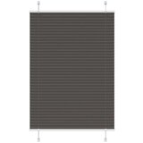 vidaXL Plisirana žaluzija črna 85x150 cm Širina tkanine 84,4 cm | Shoptok.si