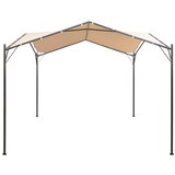  Sjenica/paviljon/šator/nadstrešnica 4 x 4 m čelični bež | shoptok.hr