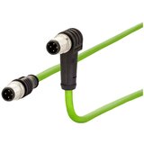 Metz Connect 142M1D19050 M12 omrežni kabel CAT5e SF/FTP 5 m zelena PUR plašč, kislinsko odporen, odporen na ozon, UV odporen, primeren za verigo za sp, (20533017) | Shoptok.si