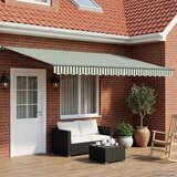  Električna retraktabilna tenda Zelena, Bijela, Antracit 4 x 2 m | shoptok.hr