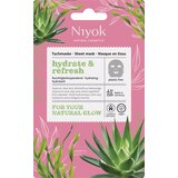 Niyok Hidratantna maska u maramici Hydrate & Refresh - 10 ml | shoptok.hr