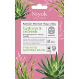 Niyok Vlažilna maska v obliki lista Hydrate & Refresh - 10 ml | Shoptok.si