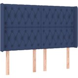  Box spring s madracem LED plavi 160x200 cm od tkanine | shoptok.hr