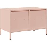 TV ormarić ružičasti 68 x 39 x 43,5 cm hladno valjani čelik | Eponuda.com