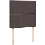 vidaXL Otomanski posteljni okvir z vzmetnico rjav 90x190 cm blago, (21608947) | Shoptok.si