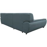 MID.YOU KOTNA SEDEŽNA GARNITURA, gladka tkanina modra | Shoptok.si