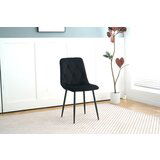  Stolica MILA velvet crna | shoptok.hr
