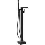  Samostojeća slavina za kadu od nehrđajućeg čelika crna 90 cm | shoptok.hr
