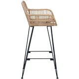 Barski stol 2 pcs Naravna 55 x 52 x 92 cm Ratan in železo, (5000092564) | Shoptok.si