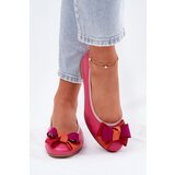 Maciejka Leather Ballet Flats With Bow | Shoptok.si