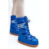 Boto Women's High Snow Boots Blue Venila | Eponuda.ba