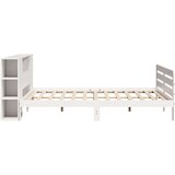 vidaXL okvir kreveta bez madraca bijeli 200x200 cm od masivne borovine | shoptok.hr
