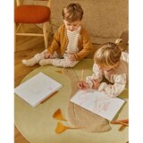 Kave Home Svetlo rjava ročno tkana volnena okrogla preproga ø 200 cm Marely – | Shoptok.si