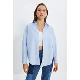 Trendyol Shirt - Blue - Oversize Cijene