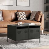 vidaXL TV omarica črna 68x50x43,5 cm hladno valjano jeklo | Shoptok.si