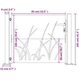 vidaXL Vrtna vrata 105x105 cm Corten jeklo dizajn drevesa | Shoptok.si