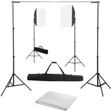 Komplet fotografske opreme sa svjetlima softbox i pozadinom | shoptok.hr
