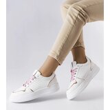 Gemre White sneakers laced with ribbon Pryor | shoptok.hr